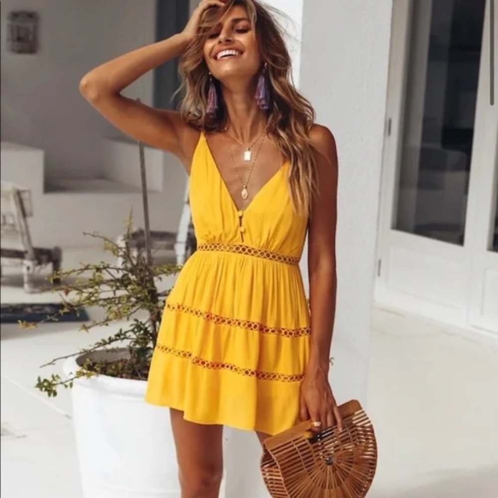 Hello Molly Yellow Romper